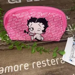ベティポーチ　ベティちゃんポーチ　コンパクトポーチ　ミニポーチ　ピンクポーチ②