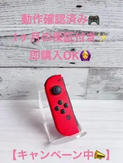 Nintendo switch ジョイコン　レッド　左側　34