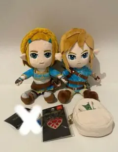 ゼルダの伝説 ティアーズオブザキングダム リンク ゼルダ ぬいぐるみ
