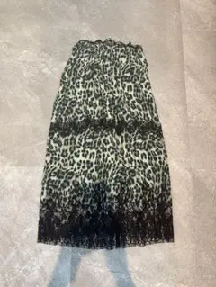 ADORE ICONSレオパード柄レース ロングスカート