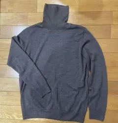 無印良品タートルネックニット長袖ウールX Lセーター