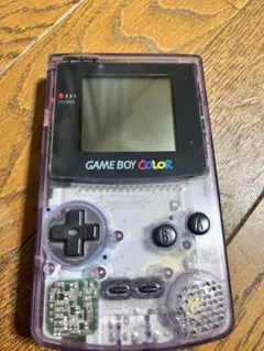 GAME BOY COLOR クリアパープル　ジャンク品