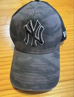 NEW ERA 迷彩柄 NYロゴ キャップ