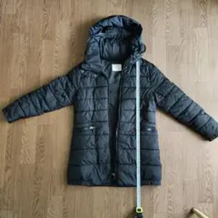 Zara Girls ブラックダウンコート 9/10サイズ