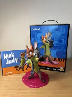 ハッピーくじ　ズートピア　ニック&ジュディ　フィギュア　A賞、I賞セット