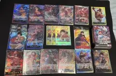 新品】ワンピースカードゲーム まとめ売り 全体写真2枚に別れてます