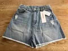 新品Lovetoxicデニムショートパンツ160cm