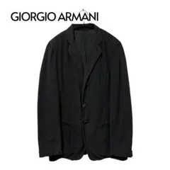 90s GIORGIO ARMANI 黒タグ シアサッカー 変形ジャケット 春夏のサムネイル