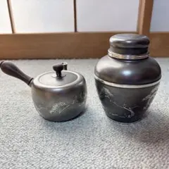 錫器 急須＆茶壺 桐箱付き 未使用品 後藤銅器店 - メルカリ