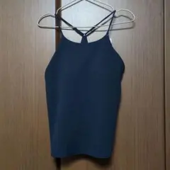 ユニクロ　クレープジャージーブラキャミソール