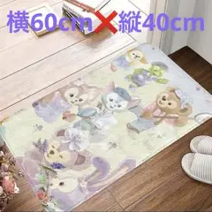 ダッフィーフレンズ　バスマット　室内マット　玄関マット　4
