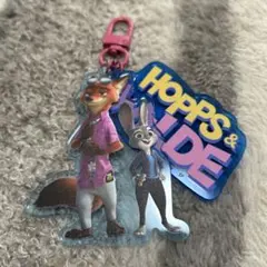 ズートピア アクリルキーホルダー ニック・ワイルドとジュディ・ホップス