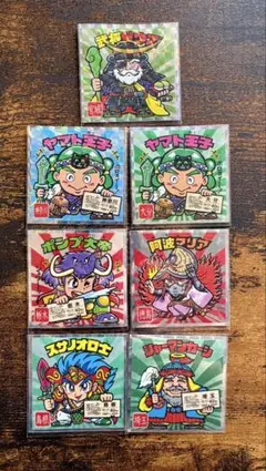 ご当地ビックリマン 40周年 7枚 武将ゼウス シャーマンカーン ヤマト王子 他