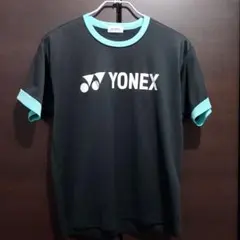 YONEX ブラック ターコイズ Tシャツ L