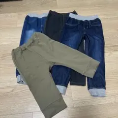 カジュアルオリーブボトムス 110cm 4枚セット