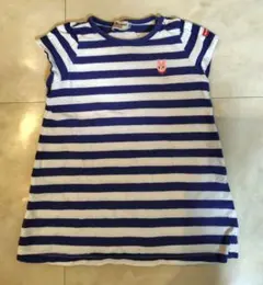 ミキハウス　半袖ワンピース　ボーダー