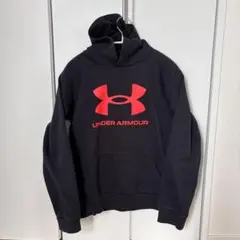 UNDER ARMOUR ブラック　フード　パーカー　YXL JTG EG
