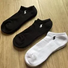 新品未使用】ポロラルフローレン　メンズ　ソックス　3足組24-27cmのサムネイル