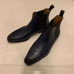新品SANTONI サントーニ 最高級ライン 21.2万円 サイドゴア ブーツ