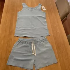 FRUIT of the LOOM ルームウェア上下水色のサムネイル