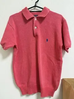Polo by Ralph Lauren ピンク ポロシャツ M ポロニット