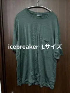 Icebreaker メリノウール Tシャツ グリーン Lサイズのサムネイル