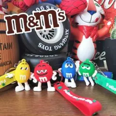 M&Ms 4体セット キーホルダー エムアンドエムズ ストラップ アメリカン雑貨のサムネイル