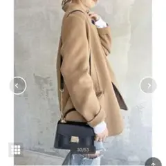 スピック＆スパン 24AW ウールミックスリバージャケット スピック＆スパン 24AW ウールミックスリバージャケット