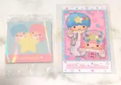リトルツインスターズ　キャラポトレ+シール 2点セット