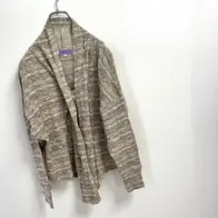 ベージュ　ニット　カーディガン 長袖　M L 春