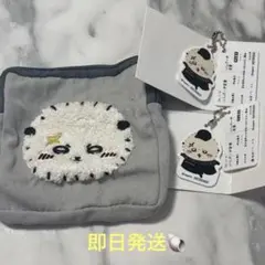 松屋 ちいかわ オリジナル食券キーホルダー ラッコ もこもこポーチ セット売り