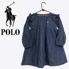 120 ポロ POLO キッズ デニム ワンピース Ralph Laurenのサムネイル