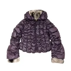 大きいサイズ【TO BE CHIC】フード付きダウンジャケット　パープル　42 楽天市場】ダウンコート フード付き 50％ダウン レディース ダウン