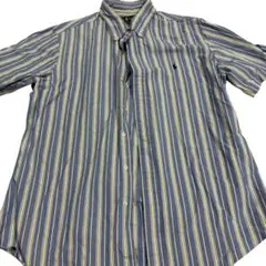 Ralph Lauren ストライプ 半袖シャツ XL
