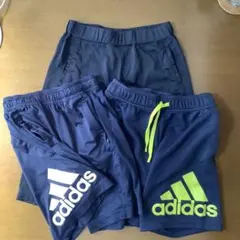 adidas ユニクロ ハーフパンツ 3枚セット140