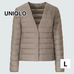 UNIQLO ユニクロ ウルトラライトダウンコンパクトジャケット L ブラウン