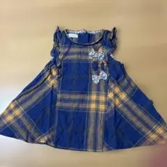 la poche biscuit ノースリーブワンピース　ボタン1つ不足