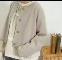 新品　サマンサモスモス　カットボア　ショート ジャケット