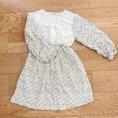 ペアマノン　ワンピース　花柄　130