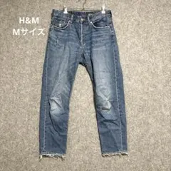 H&M ジーンズ　スリムストレッチ　ボタンフライ　ライトブルーのサムネイル