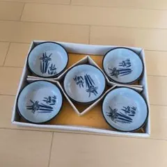5点セット 花柄 陶器 食器 和食器 取り皿