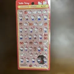 正規品　ボンボンドロップシールミニ サンリオ キティ 赤 レッド