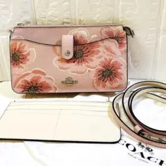 コーチ ハンドバッグ 花柄 ショルダーバッグ ハンドバッグミニ coach