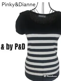 【大幅値下げ！】& by Pinky&Dianne　サマーニット　ボーダー