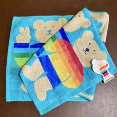 RAINBOW BEAR レインボーベア フェイスタオル　【タグ付き】