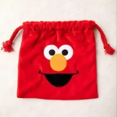 韓国　限定商品　セサミストリート　エルモ　ポーチ 赤　レッド　匿名配送