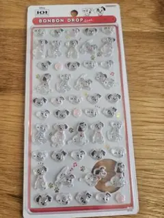 【国内正規品】ボンボンドロップシールミニ ディズニー 101ぴきわんちゃん