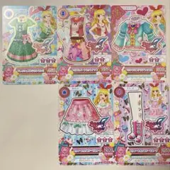 アイカツカード Angely Sugar 5枚セット星宮いちごキュート