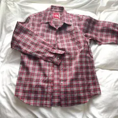 【美品】THE NORTH FACE チェック柄長袖シャツ M