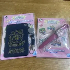 一番くじ　可哀想に！　パスケース&ヘアクリップ　2点セット